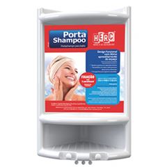 PORTA SHAMPOO PLASTICO CANTO BRANCO - HERC