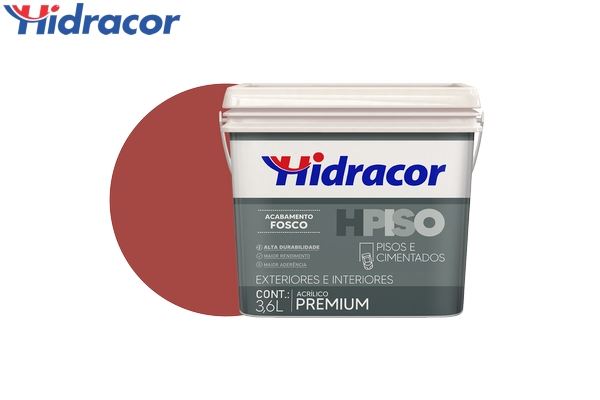 TINTA P/PISO VERMELHO SEGURANCA 3,6L HPISO - HIDRACOR