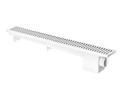 RALO LINEAR SINFONADO PVC 50CM BRANCO - HERC