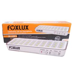 LUMINARIA DE EMERGENCIA 30LEDS BIVOLT - FOXLUX