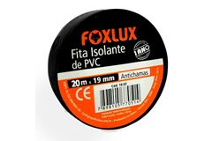 FITA ISOLANTE 19MMX20M PRETO - FOXLUX