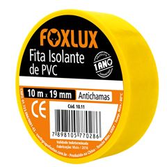 FITA ISOLANTE 19MMX10M AMARELO - FOXLUX