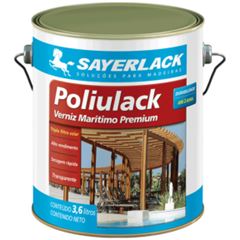 VERNIZ MARITIMO BRILHANTE POLIULACK 3,6 L - SAYERLACK