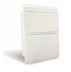 QUADRO DISTRIBUICAO PLASTICO 24 DISJUNTOR BRANCO - STECK