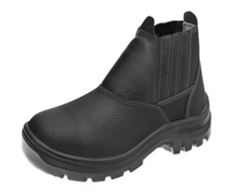 BOTA COURO ELASTICO BICO DE PVC N38 - MARLUVAS