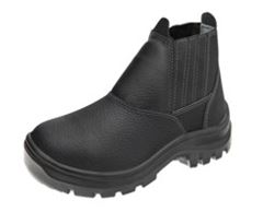 BOTA COURO ELASTICO BICO DE PVC N40 - MARLUVAS