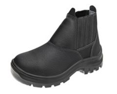 BOTA COURO ELASTICO BICO DE PVC N41  - MARLUVAS