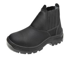 BOTA COURO ELASTICO BICO DE PVC N42  - MARLUVAS