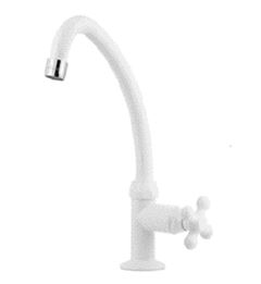 TORNEIRA PIA MESA 1/4” BICA MOVEL BRANCO MARUJA - VIQUA