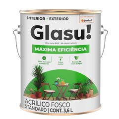 TINTA ACRILICA FOSCO MAXIMA EFICIENCIA 3,6L OCEANO - GLASU