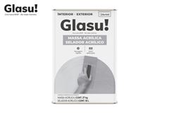 MASSA ACRILICA 25KG BALDE PLASTICO - GLASU