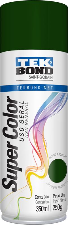 TINTA SPRAY USO GERAL 350ML VERDE ESCURO - TEKBOND