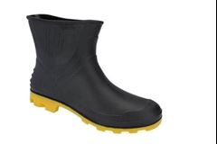 BOTA PVC 3/4 SEM FORRO N38 PRETO/AMARELO PEGAFORTE - GRENDENE