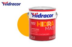 TINTA ESMALTE BASE SOLVENTE HIDRA+ 3L AMARELO -  HIDRACOR