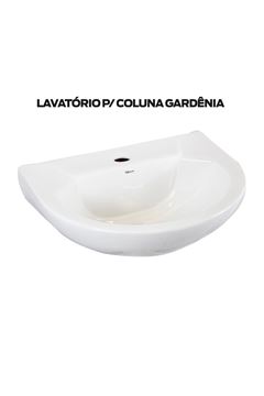 COLUNA P/LAVATORIO LOUCA BRANCO GARNEDIA - MARI LOUCAS