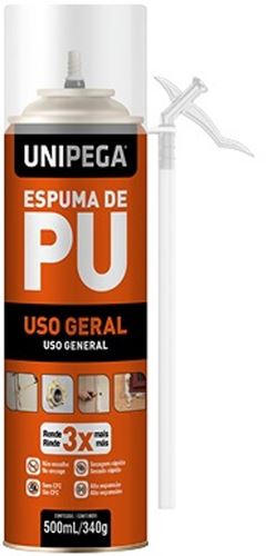 ESPUMA PU EXPANSIVA 340G/500ML - UNIPEGA