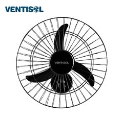 VENTILADOR PAREDE 50CM 220V PREMIUM PRETO ACO - VENTISOL