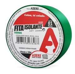 FITA ISOLANTE 19MMX5M VERDE - ADERE