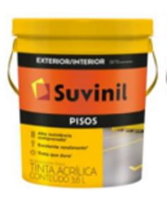 TINTA P/PISO PRETO 3,6L BALDE - SUVINIL
