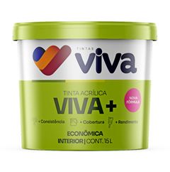 TINTA ACRILICA FOSCO ECONOMICO 15L AREIA - VIVA