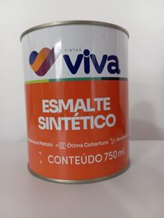 TINTA ESMALTE BASE SOLVENTE 750ML AMARELO LATA - VIVA