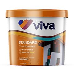 TINTA ACRILICA FOSCO STD 3,6L CINZA SERENO - VIVA