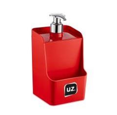 DISPENSER PLASTICO VERMELHO SLIM - UZ UTILIDADES