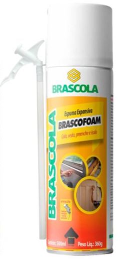 ESPUMA PU EXPANSIVA 360G - BRASCOLA