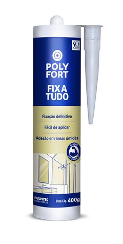 ADESIVO FIXA 400G TUBO - POLYFORT