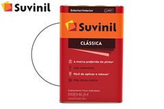 TINTA ACRILICA FOSCO CLASSICA 18L BRANCO NEVE LATA - SUVINIL