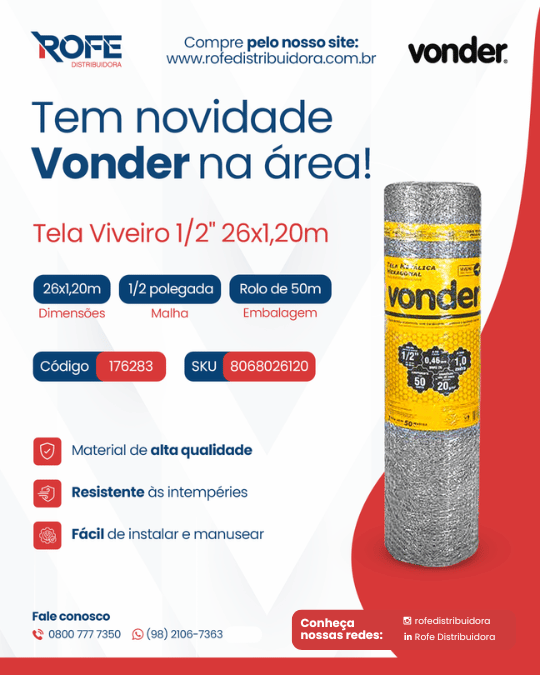 Lançamento Vonder